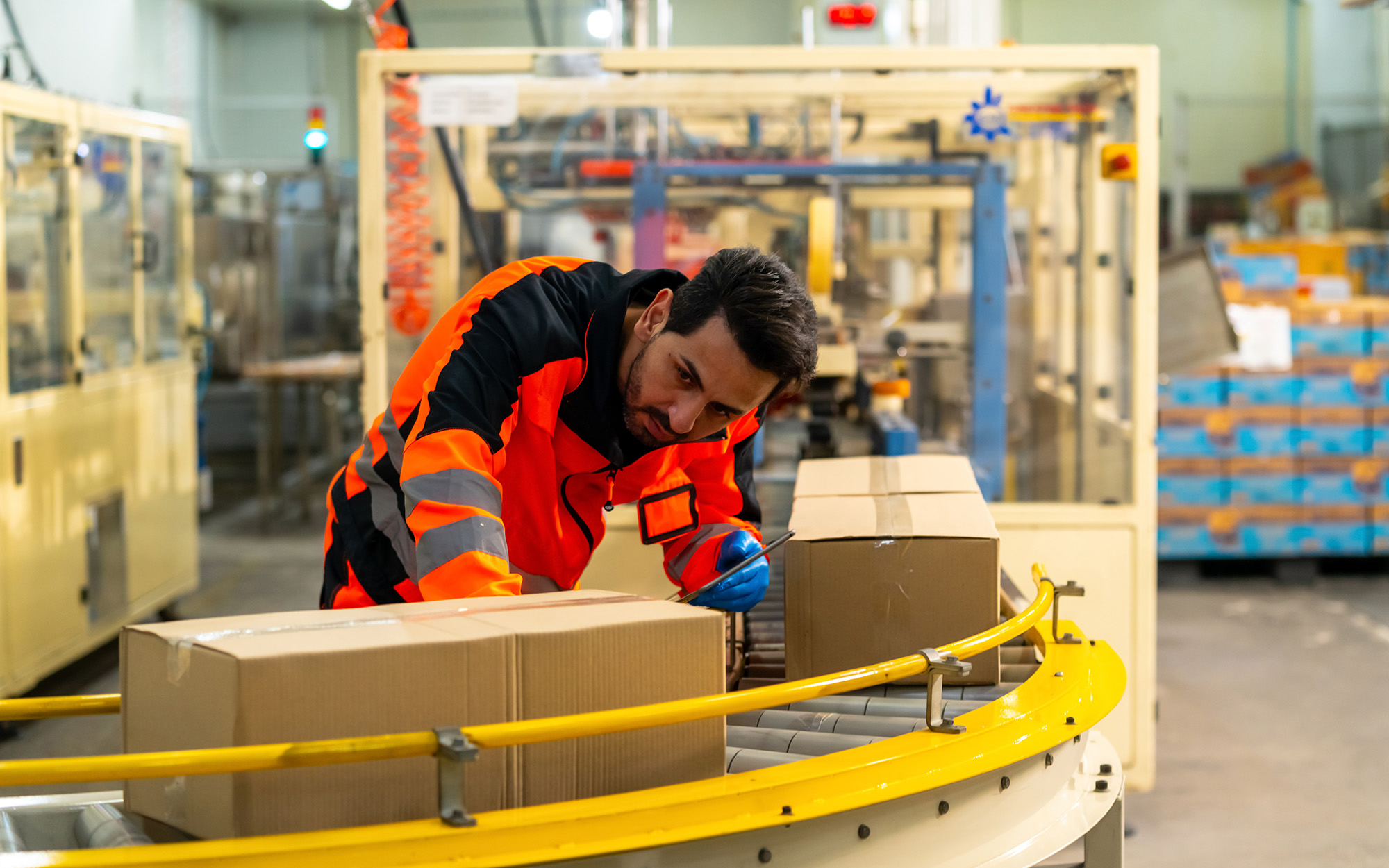 Hand Assebly Person Working Conveyor